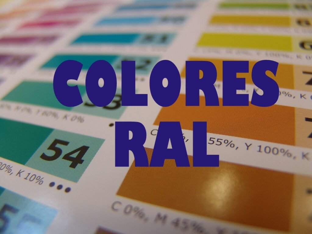 Cartas de colores. Las 3 cartas más usadas para pintar EN INTERIORES Y EXTERIORES Carta de colores RAL
