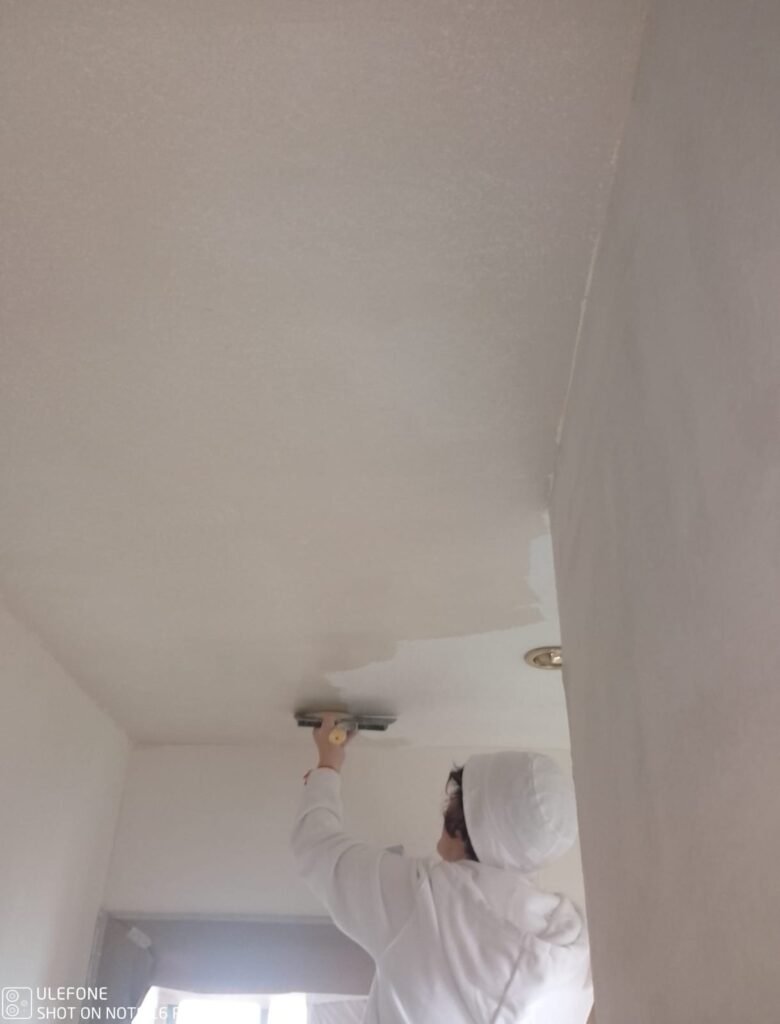 alisado de gotelé en techo