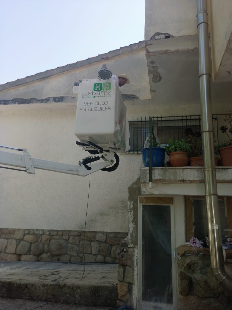 reparación de exteriores en chalet de Madrid